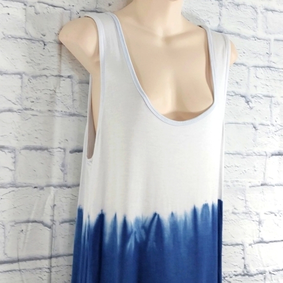 Beach Break Tie Dye Coverup Dress Sz L - Picture 2 of 4